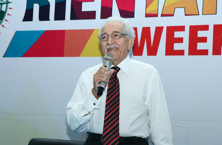 Prof Vijay Dave giving scholarship and teaching in TTU