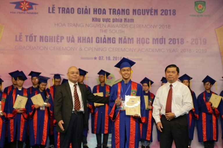 The 2018 “Hoa Trang Nguyen” Awards, the Commencement, and the 2018 – 2019 Academic Year Opening Ceremonies at Tan Tao University