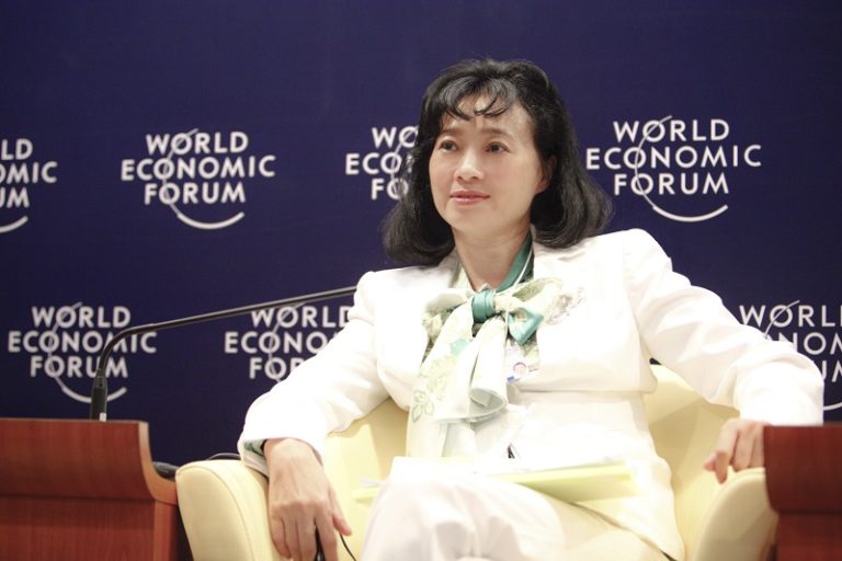Chairwoman Dang Thi Hoang Yen, the founder of Tan Tao Group