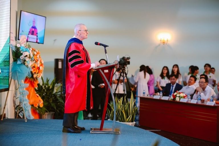 A couple of messages from Ambassador Michael W. Michalak when he returned to TTU after many years of Covid on the occasion of Graduation in 2022.