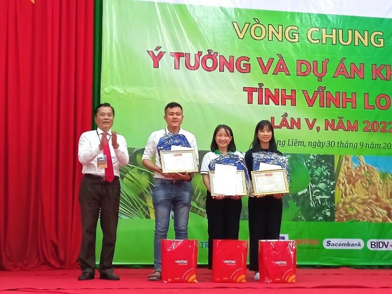 TTU students won the first prize in the 5th startup competition at Vinh Long with the Nano Cordycepin project.