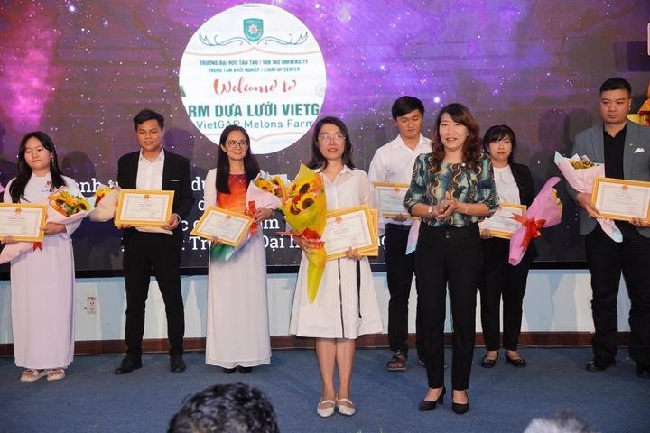 Circular production from melon VietGap TTU won 3rd prize in the 2023 Long An Province Innovation Startup Contest