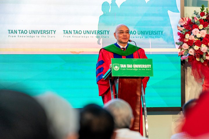 Speech by Prof. Dr. Thach Nguyen: “Many doctors and directors of hospitals in HCMC and Hanoi really like doctors who graduated from Tan Tao University”