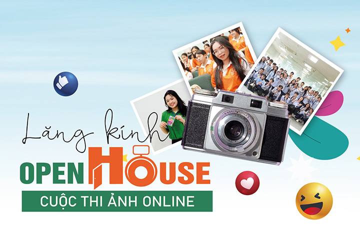 Cuộc thi ảnh online Lăng kính Open House dành cho học sinh THPT tham quan TTU