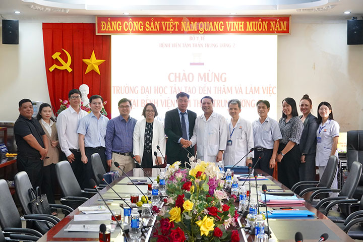 Mở rộng quan hệ hợp tác với Bệnh viện Tâm thần Trung Ương 2