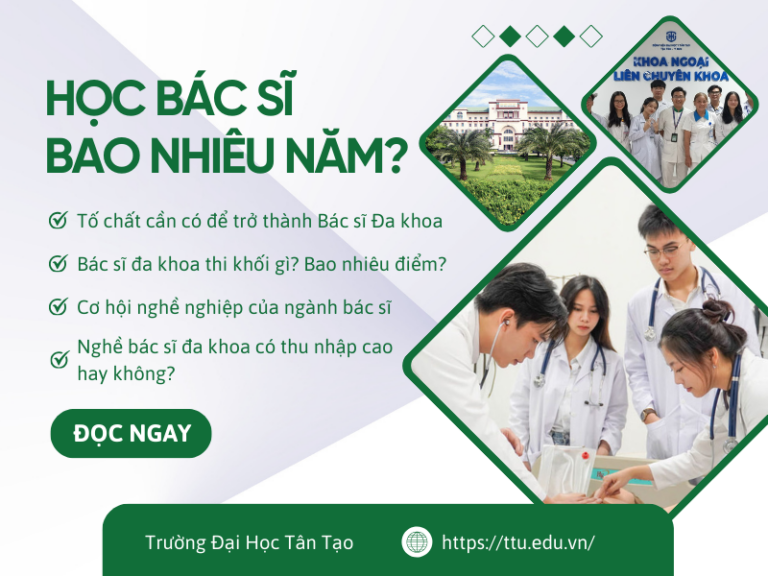 Học bác sĩ bao nhiêu năm