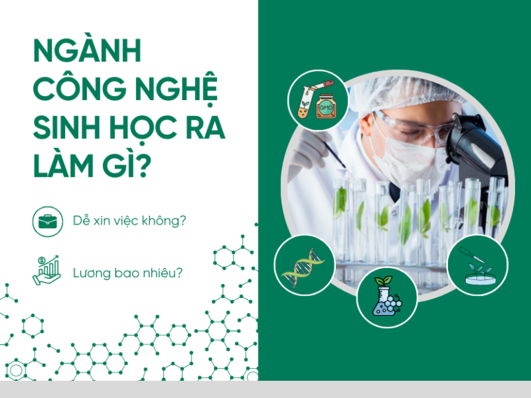 ngành công nghệ sinh học ra làm gì
