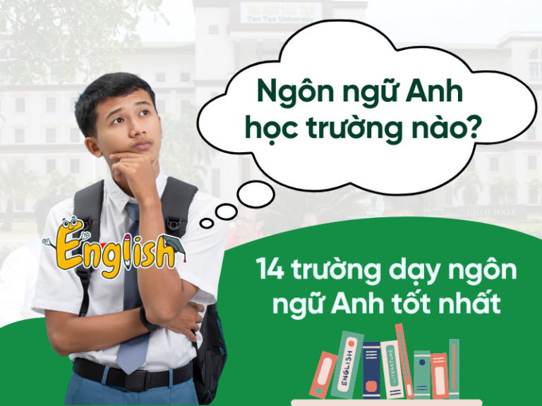 Ngôn ngữ Anh học trường nào? 14 trường dạy ngôn ngữ Anh tốt nhất