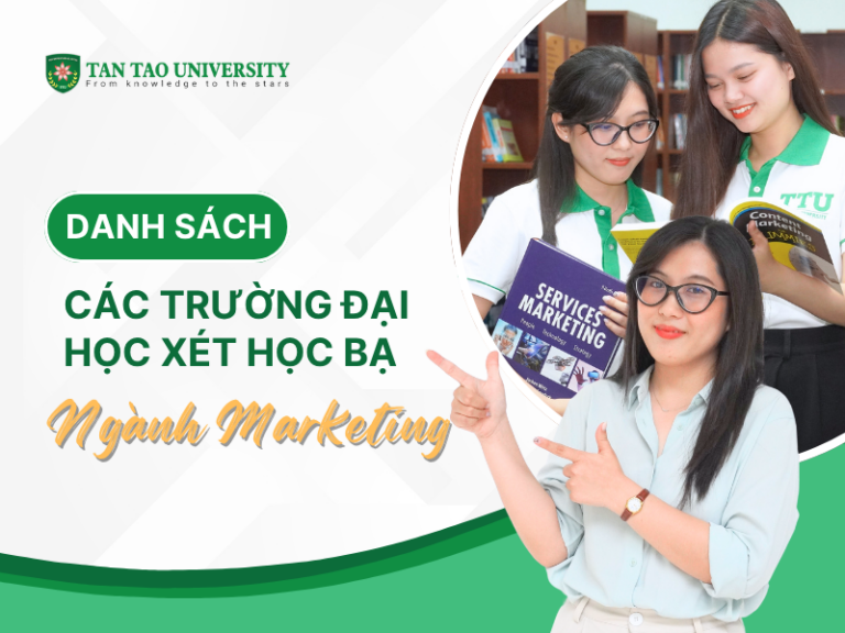các trường xét tuyển học bạ ngành marketing