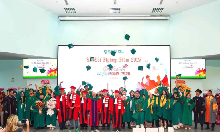 Lễ tốt nghiệp tại Trường Đại học Tân Tạo năm 2025
