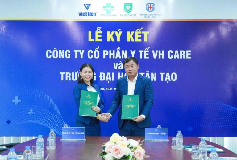 Trường Đại học Tân Tạo hợp tác cùng Công ty VH Care phát triển nguồn nhân lực y tế chất lượng cao