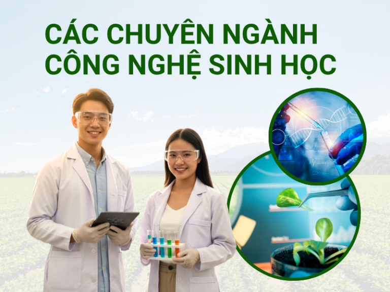 Các chuyên ngành công nghệ sinh học