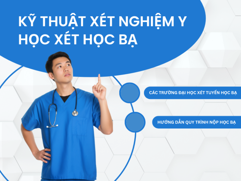 Kỹ thuật xét nghiệm y học xét học bạ