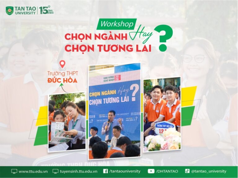 Học sinh THPT Đức Hòa hào hứng với workshop “Chọn ngành hay chọn tương lai?”