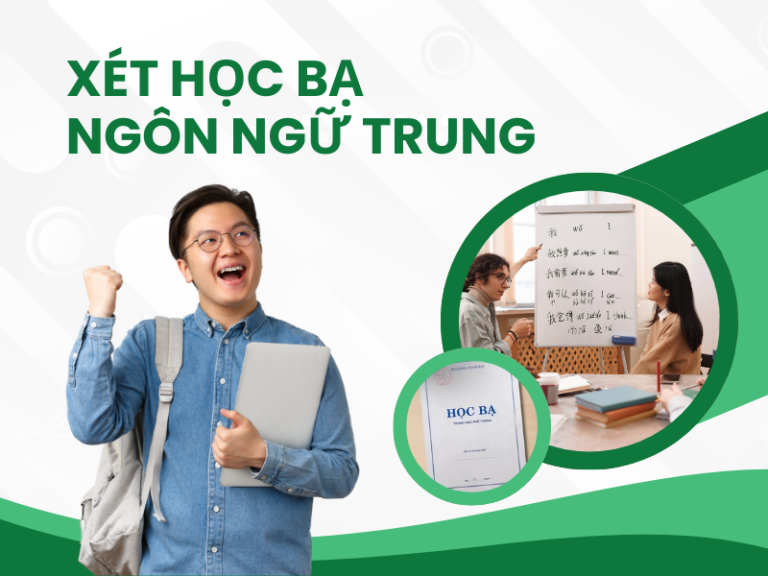 Xét học bạ ngôn ngữ Trung