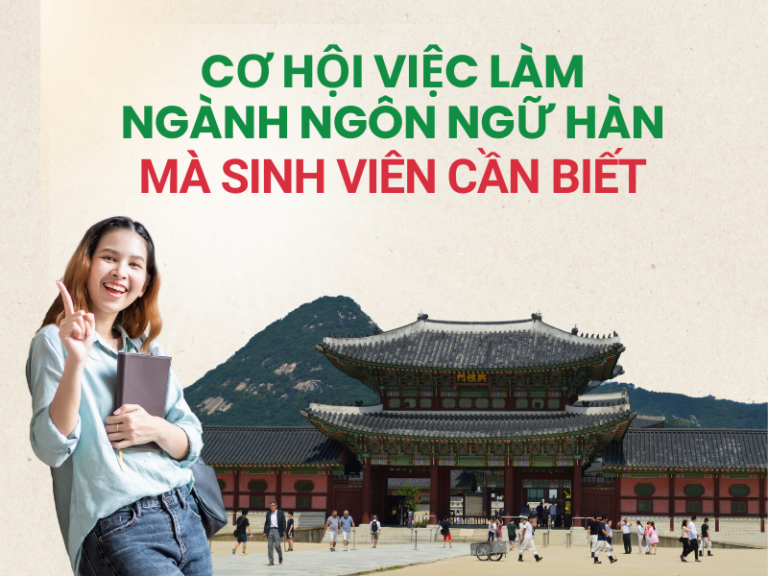 Cơ hội việc làm ngành ngôn ngữ Hàn